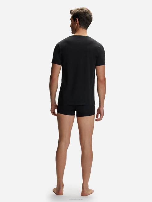 Black Clothing B6XV504 COTTON V-NECK T-SHIRT Men North Sails