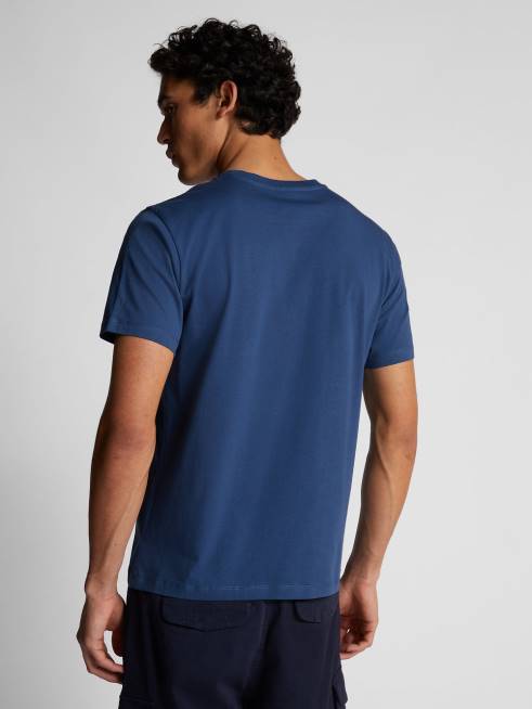 Dark denim Clothing B6XV1134 T-SHIRT WITH MAXI LOGO Men North Sails