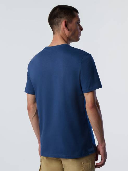 Dark denim Clothing B6XV163 T-SHIRT WITH CHEST POCKET Men North Sails