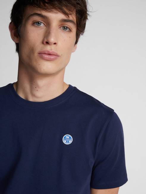 Navy blue Clothing B6XV1276 SHORT-SLEEVED T-SHIRT Men North Sails