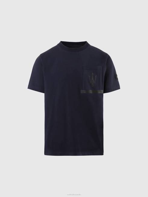 Navy blue Clothing B6XV713 ORGANIC JERSEY T-SHIRT X MASERATI Men North Sails