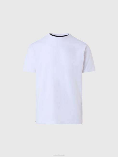 White Clothing B6XV184 ORGANIC COTTON T-SHIRT Men North Sails