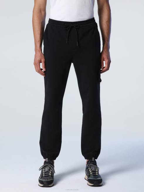 Black Clothing B6XV955 FLEECE JOGGERS Men North Sails