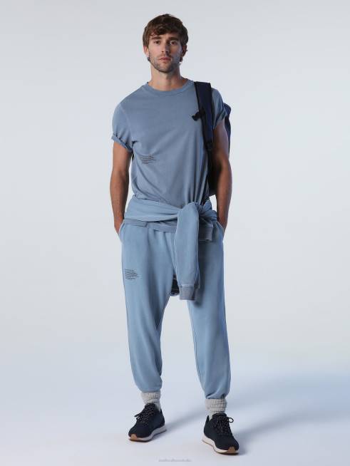 China blue Clothing B6XV1022 TROUSERS WITH MINERAL DYE Men North Sails