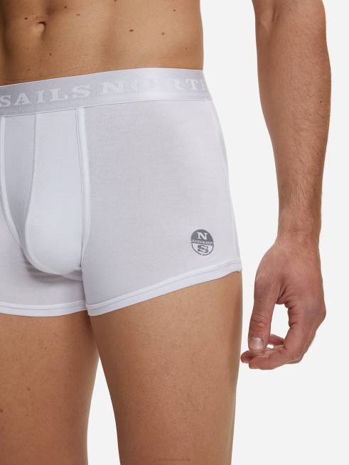 White Clothing B6XV498 BAMBOO BOXERS Men North Sails