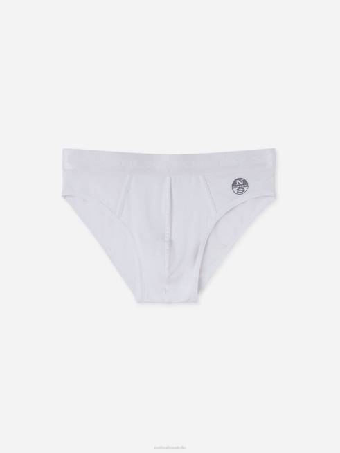 White Clothing B6XV505 BAMBOO BRIEFS Men North Sails