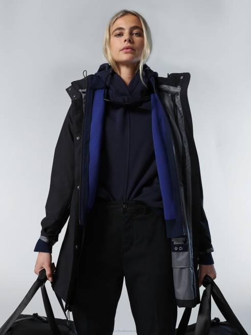 Black Clothing B6XV535 MUIRI JACKET Women North Sails
