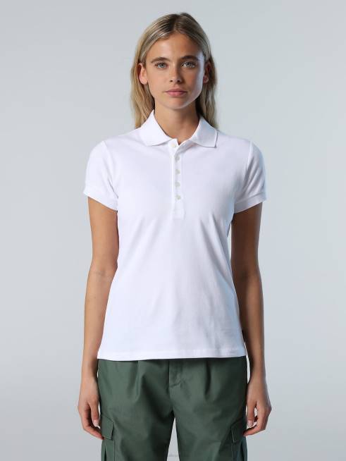 White Clothing B6XV546 POLO SHIRT WITH LONG PLACKET Women North Sails