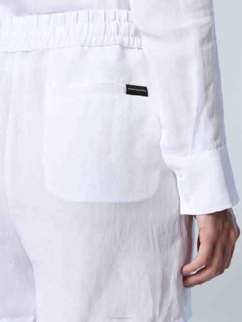 White Clothing B6XV618 DRAWSTRING SHORTS Women North Sails