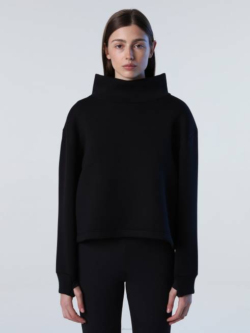 Black Clothing B6XV1389 SCUBA SWEATSHIRT Women North Sails