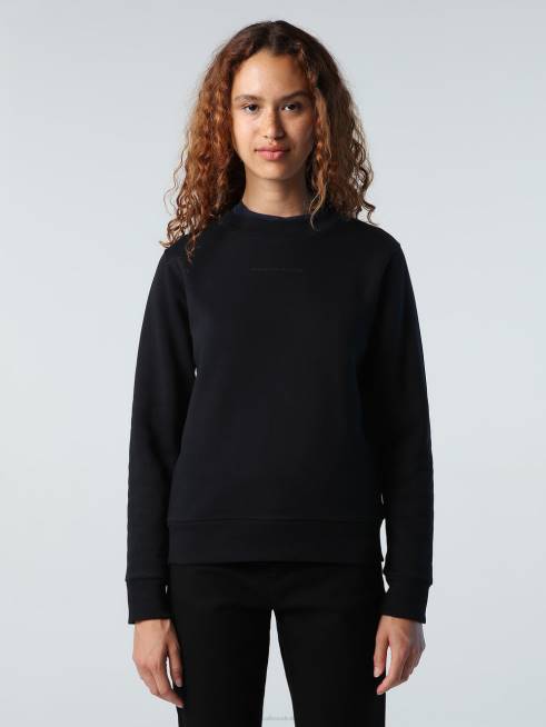 Black Clothing B6XV1420 CREW-NECK SWEATSHIRT Women North Sails