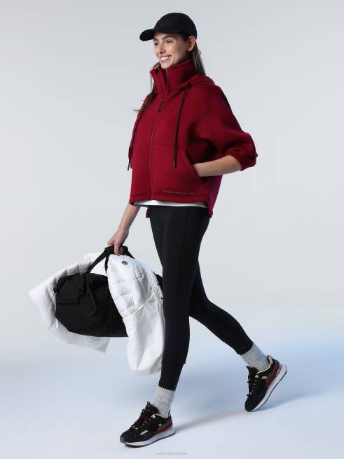 Deep cherry Clothing B6XV1372 ZIP-UP SCUBA SWEATSHIRT Women North Sails