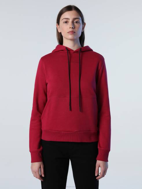 Deep cherry Clothing B6XV1391 HOODED SWEATSHIRT Women North Sails