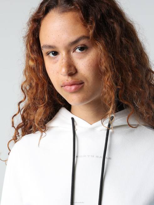Marshmallow Clothing B6XV1390 HOODED SWEATSHIRT Women North Sails