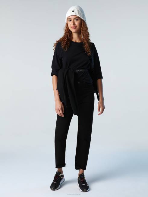 Black Clothing B6XV1413 T-SHIRT WITH RAGLAN SLEEVES Women North Sails