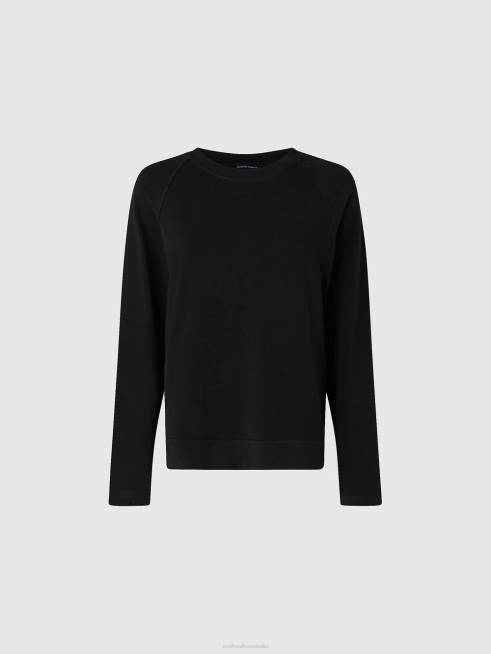 Black Clothing B6XV1413 T-SHIRT WITH RAGLAN SLEEVES Women North Sails