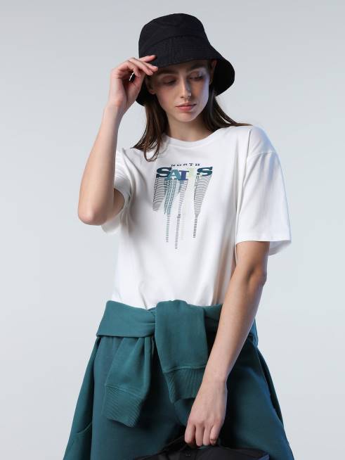 Combo 1 Clothing B6XV1402 T-SHIRT WITH GRAPHIC PRINT Women North Sails