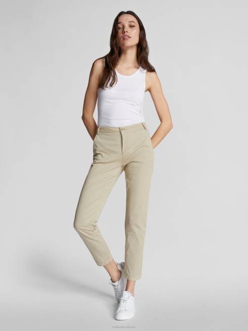 Beige Clothing B6XV1502 GABARDINE TROUSERS Women North Sails