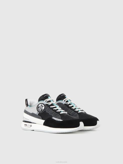 Black-gray-navy Footwear B6XV1352 WINCH CRYSTAL SNEAKERS Women North Sails